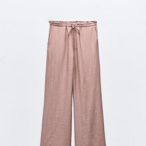 Zara Womens Textured Pants